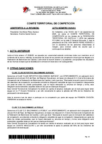 ACTA 01 ORD – 11/09