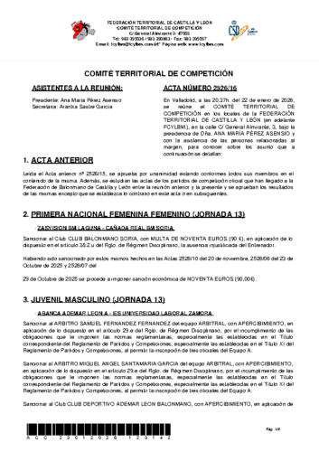 ACTA 16 ORD – 22/01