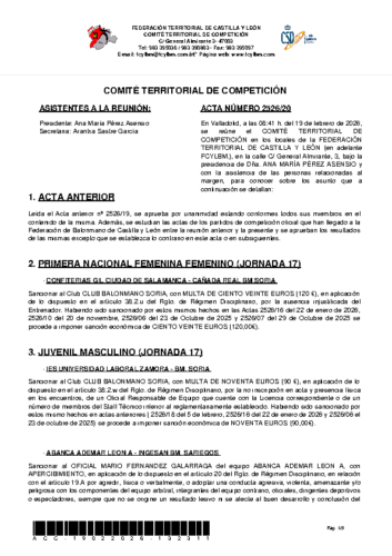 ACTA 20 ORD – 19/02