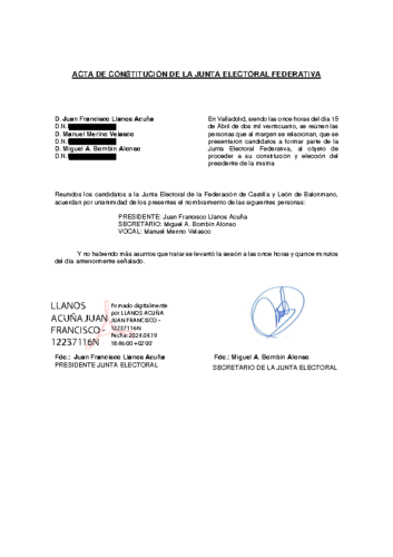 JUNTA ELECTORAL CONSTITUCION 15/04