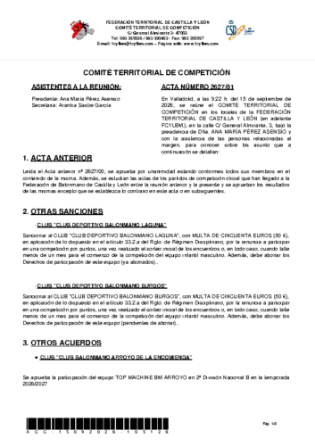 ACTA 1 ORD – 15/09