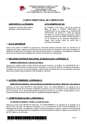 ACTA 6 ORD – 22/10